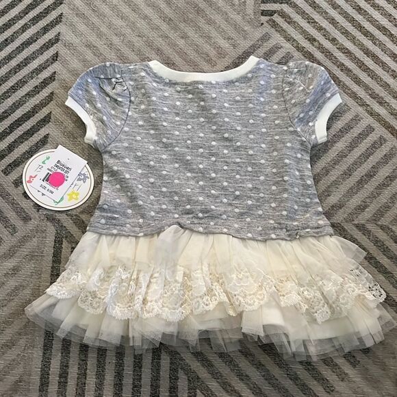 BLUEBERI BOULEVARD | Gray | TUTU KNIT SWEATER - Picture 3 of 3